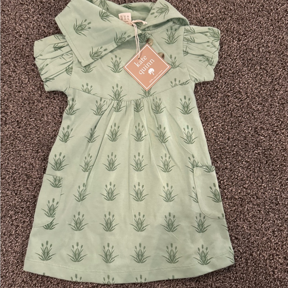 Kate Quinn Organics Collared Palm Dress